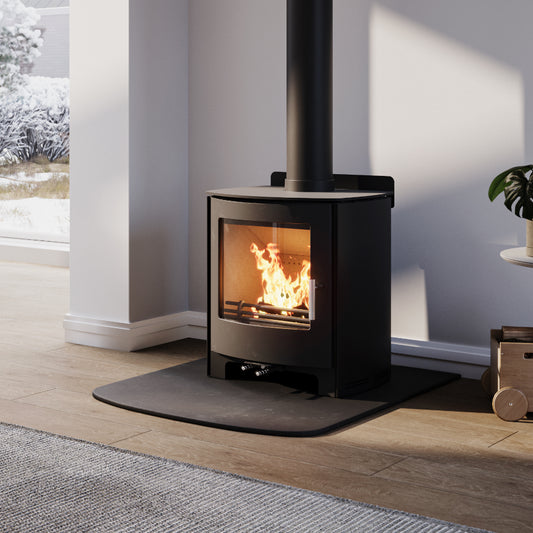 Mendip Churchill 8 SE Wood Burning Ecodesign Convection Stove