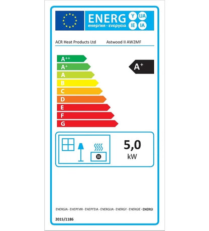 ACR Astwood Wood Burning / Multifuel Ecodesign Stove energy rating