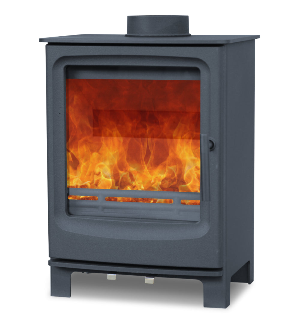 Woodford Carrington 5 Multifuel Wood Burning Stove side view