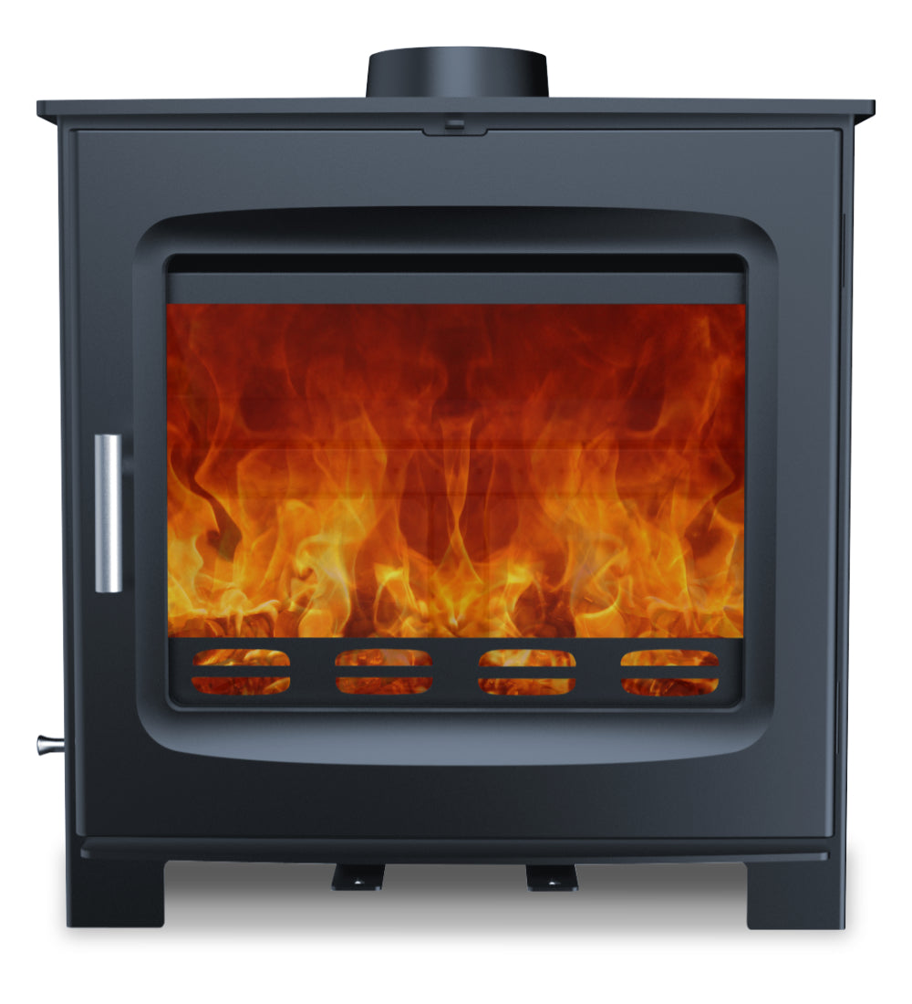 Woodford Axon Chadwick 12 Multifuel Wood Burning Stove front view