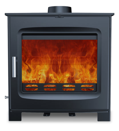 Woodford Axon Chadwick 12 Multifuel Wood Burning Stove front view