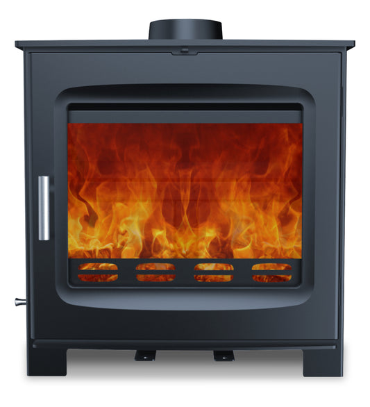 Woodford Axon Chadwick 12 Multifuel Wood Burning Stove front view