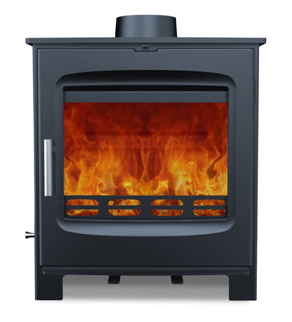 Woodford Axon Chadwick 5 Multifuel Wood Burning Stove front view