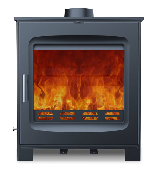 Woodford Axon Chadwick 8 Multifuel Wood Burning Stove front view