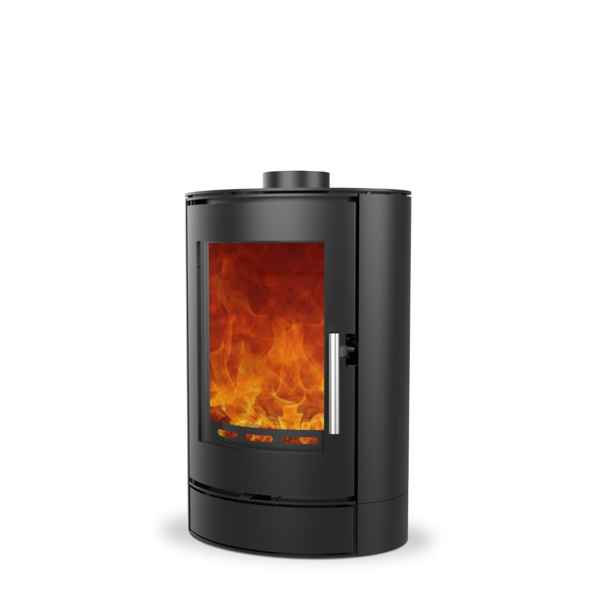 Woodford Charlton Freestanding Low Stove side view