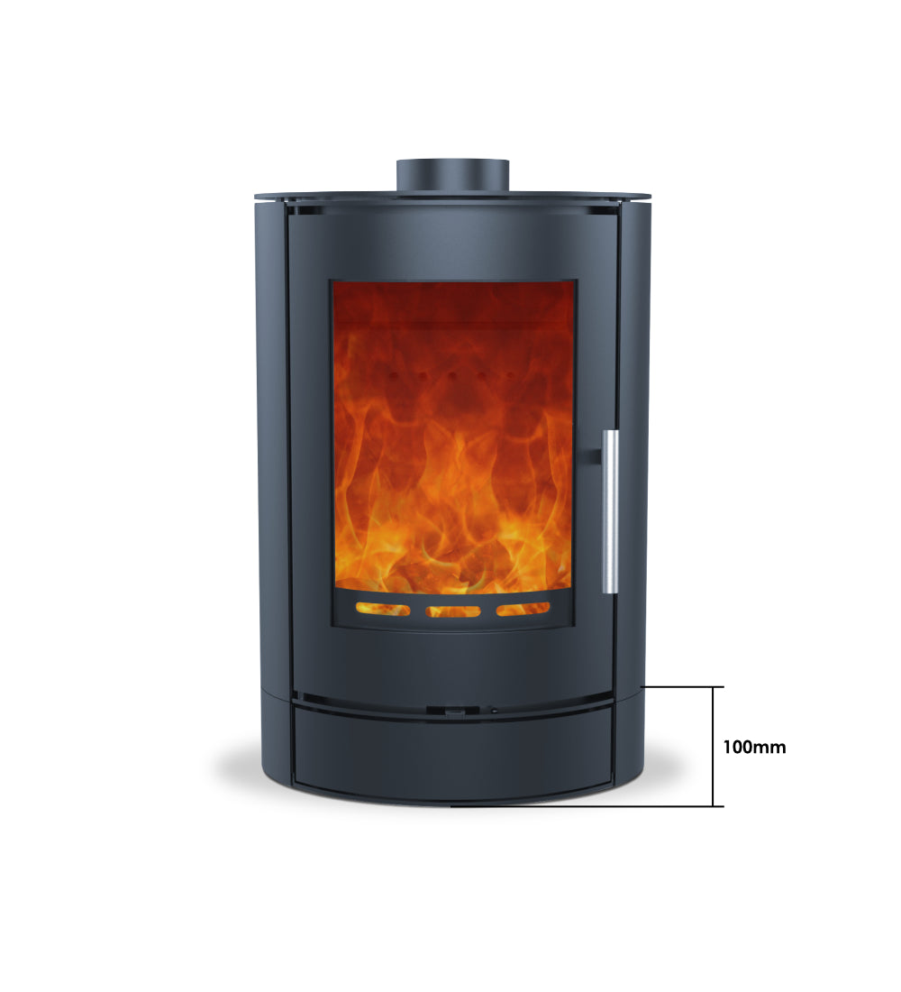 Woodford Charlton Freestanding Stove short leg stand