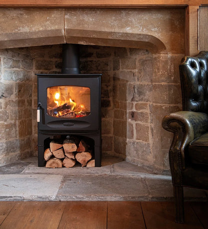 Charnwood C-Seven Wood Burning Ecodesign Stove log storage