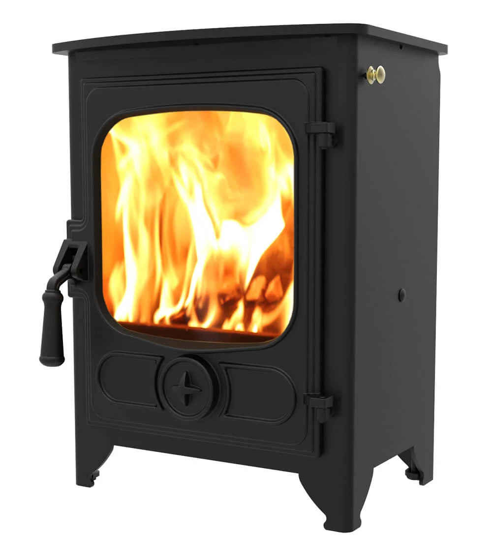 Charnwood Country 4 Wood Burning Ecodesign Stove side view