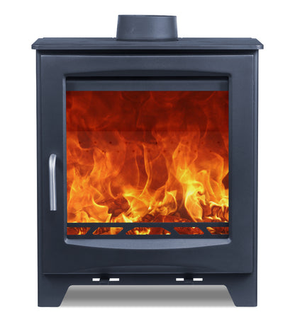 Woodford Didsbury 5 Wide Wood Burning / Multifuel Stove front view