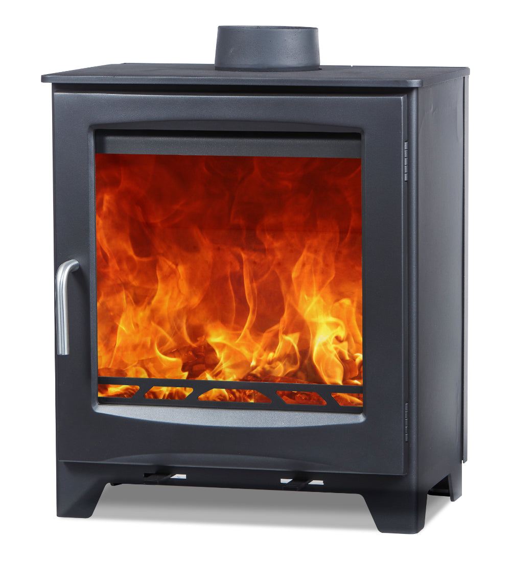 Woodford Didsbury 5 Wide Wood Burning / Multifuel Stove side view