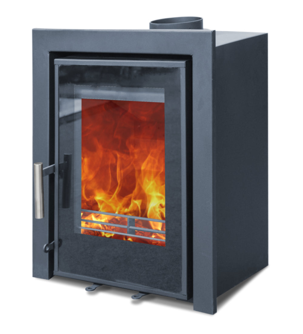 Woodford Lovell C400 Inset Wood Burning Stove side view