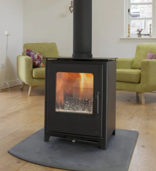 Mendip Loxton 8 Double Sided Wood Burning Ecodesign Stove