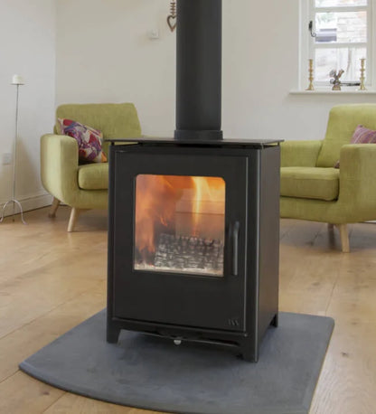 Mendip Loxton 8 Double Sided Wood Burning Ecodesign Stove