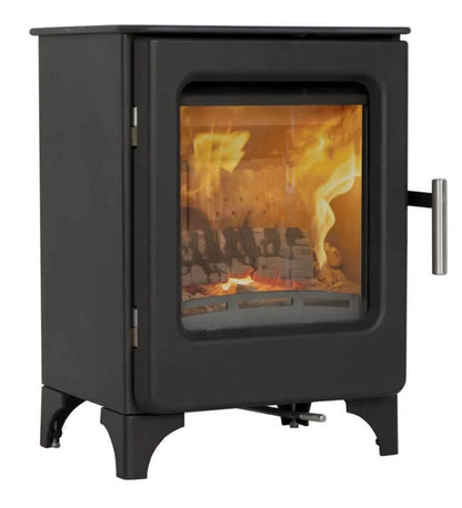 Mendip Ashcott Wood Burning Ecodesign Stove side view