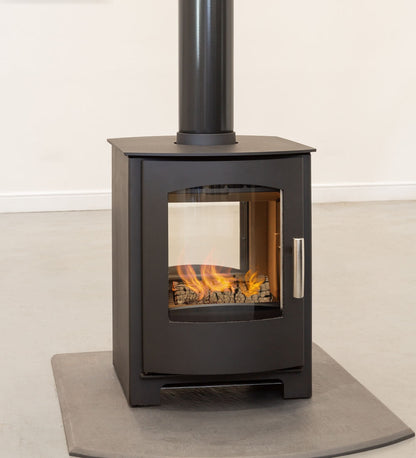 Mendip Churchill 8 Double Sided Wood Burning Ecodesign Stove