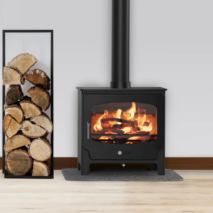 Saltfire ST-X Wide 5kW Wood Burning / Multifuel Ecodesign Stove