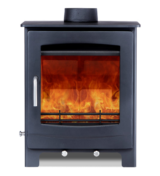 Woodford Turing 5X Multifuel Wood Burning Stove front view